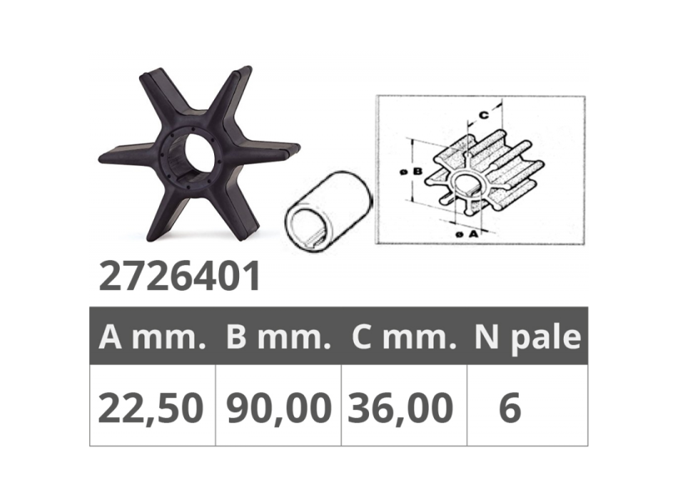 GIRANTE YAMAHA RIF.OR.6CE-44352-00