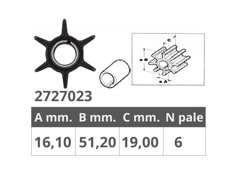 GIRANTE YAMAHA-SELVA 2/4T 20-50 HP