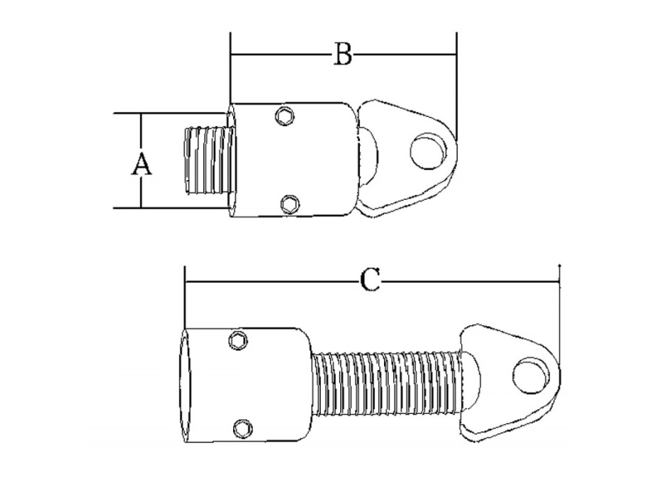 GIUNTI INOX PER TUBI Ø MM.22