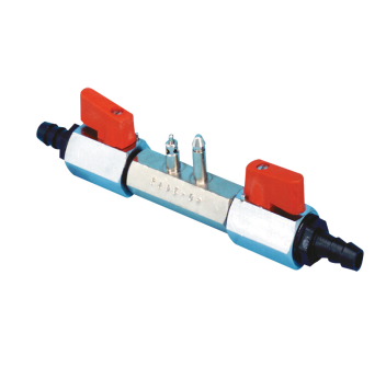 INNESTO MASCHIO CON 2 RUBINETTI