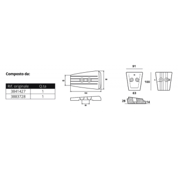 KIT ANODI IN ALLUMINIO