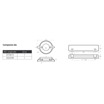 KIT ANODI IN ALLUMINIO