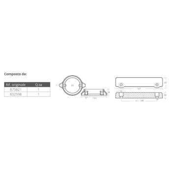 KIT ANODI IN ALLUMINIO