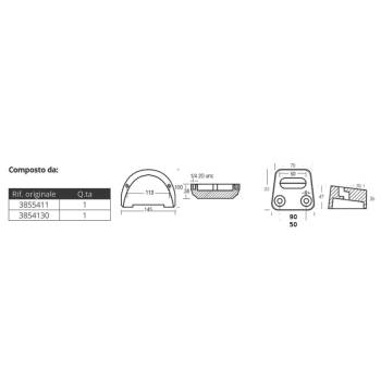 KIT ANODI IN ALLUMINIO