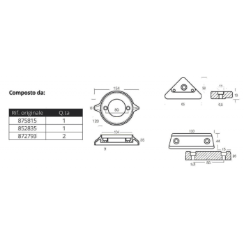 KIT ANODI IN ALLUMINIO