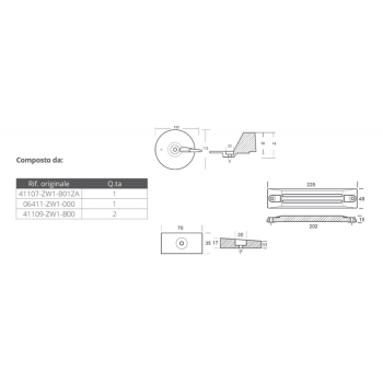 KIT ANODI IN ALLUMINIO