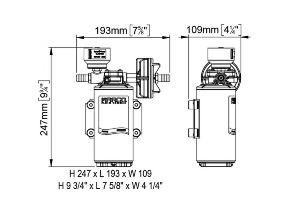 KIT LAVAGGIO PONTE POMPA DP/12E