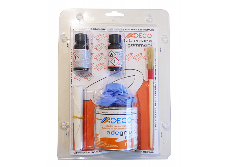 KIT RIPARAZIONE PVC GRIGIO