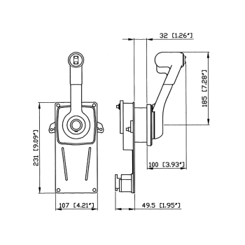 LEVA RICAMBIO PER B183 COMPLETA