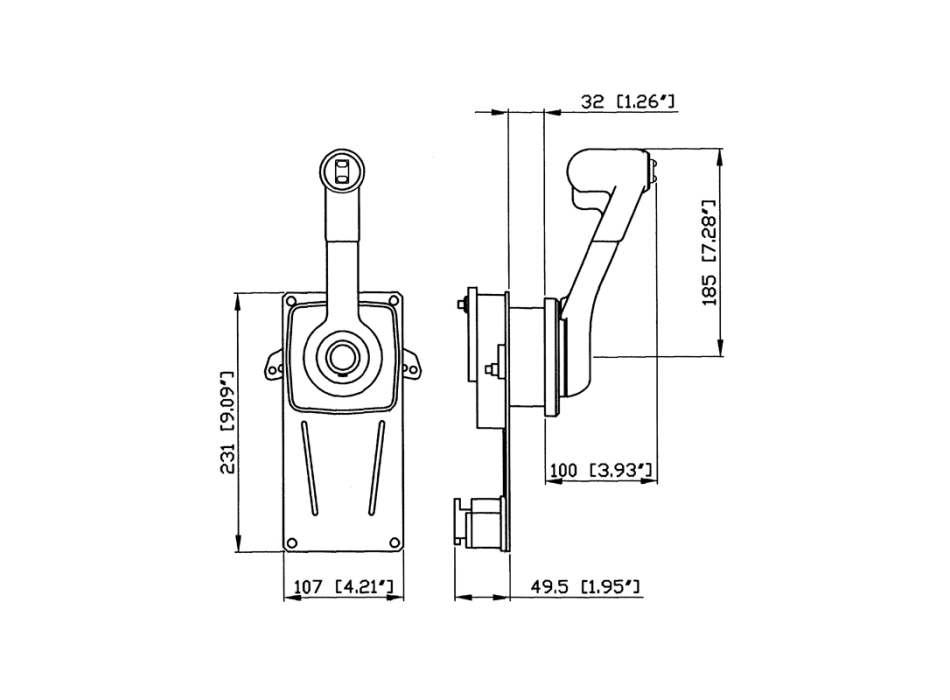 LEVA RICAMBIO PER B183 COMPLETA