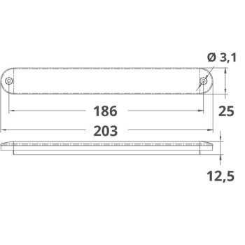 LUCE DI CORTESIA A 6 LED 12V