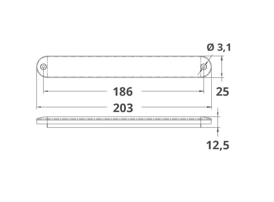 LUCE DI CORTESIA A 6 LED 12V