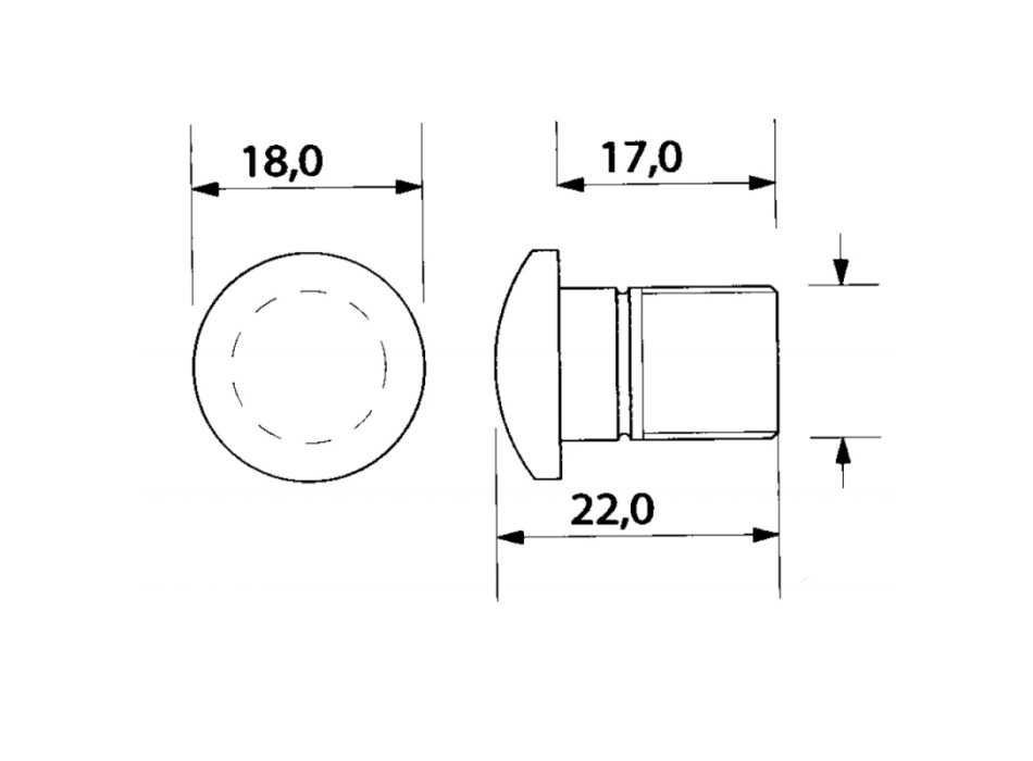 LUCE DI CORTESIA BIANCA