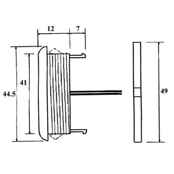 LUCE DI CORTESIA BIANCA
