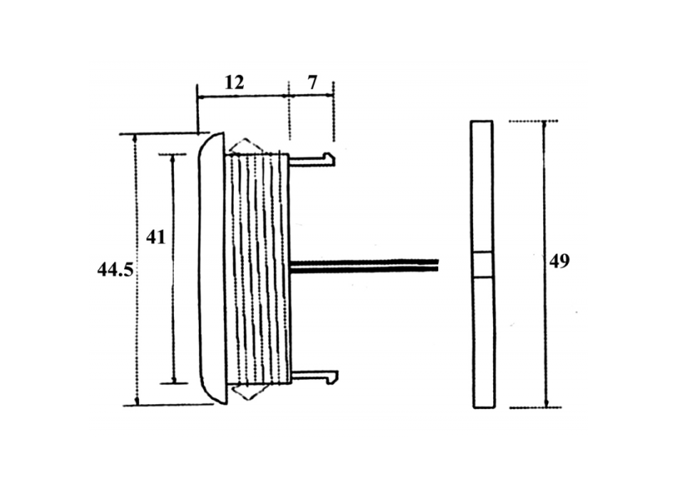 LUCE DI CORTESIA BIANCA