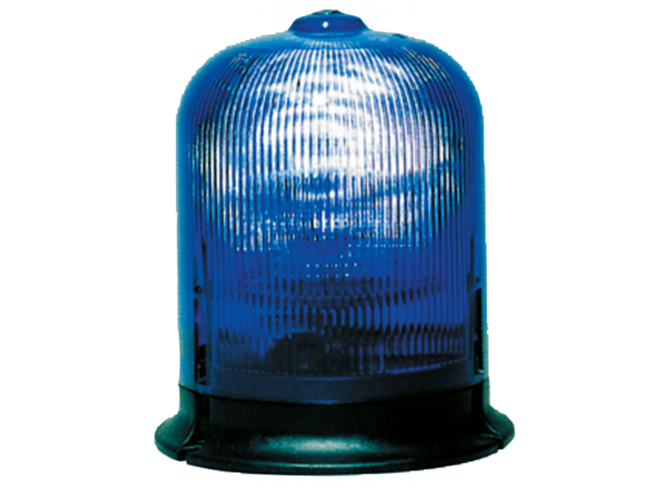 LUCE ROTANTE FLASH BLU 12V