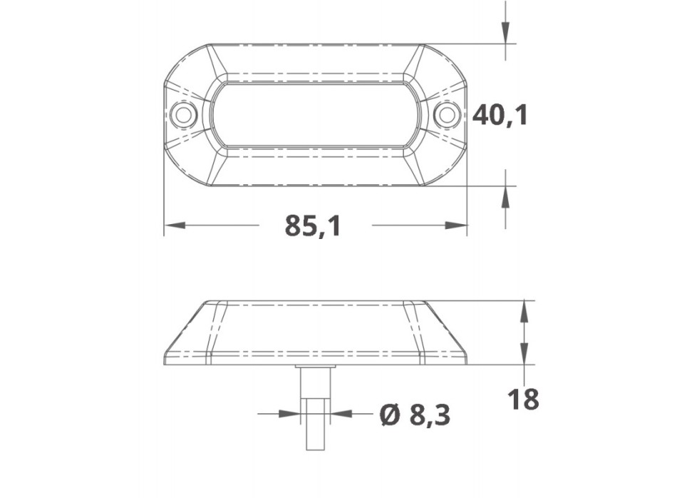 LUCE SUBACQUEA A LED BIANCHI