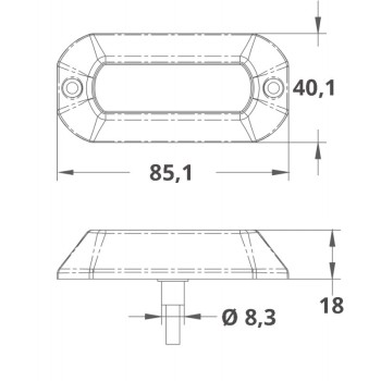 LUCE SUBACQUEA A LED  BLU