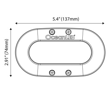 LUCE SUBACQUEA A LED BLU NOTTE
