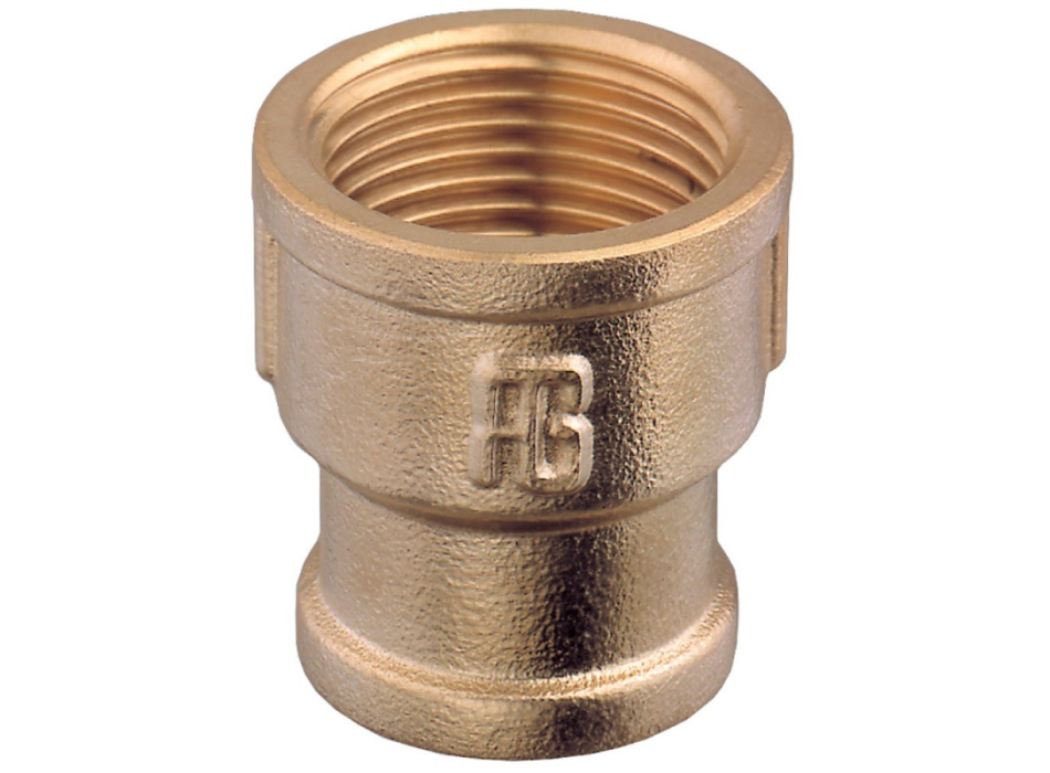 MANICOTTO F-F IN OTTONE DA 3/4 A 1/2