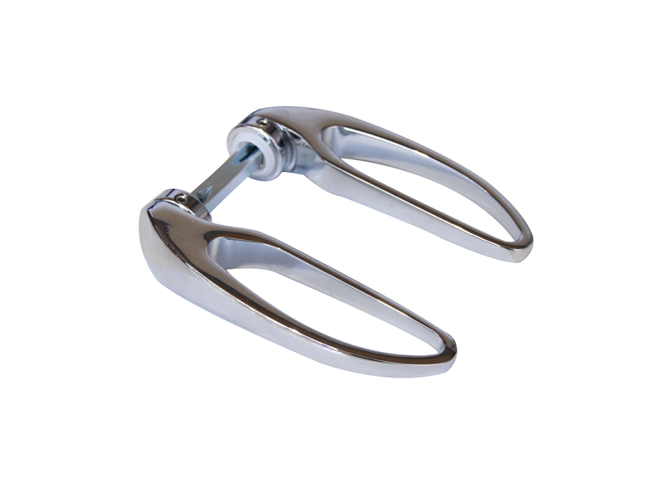 MANIGLIA IN OTTONE CROMATO