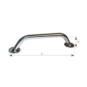 MANIGLIA INOX 316 MM.800