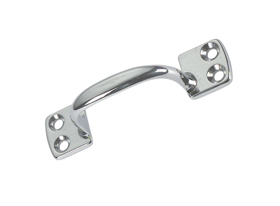 MANIGLIA OTTONE CROMATO MM.76