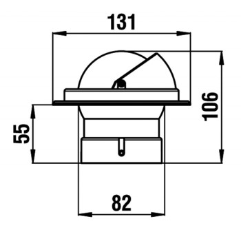 MODELLO BA1 GRIGIA AD INCASSO