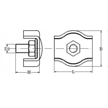 MORSETTO INOX 316 Ø MM.3