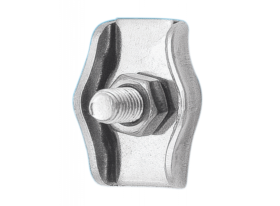 MORSETTO INOX 316 Ø MM.6