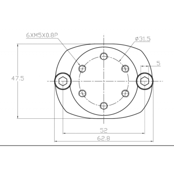 MORSETTO INOX PER TUBI Ø MM.30/35/40