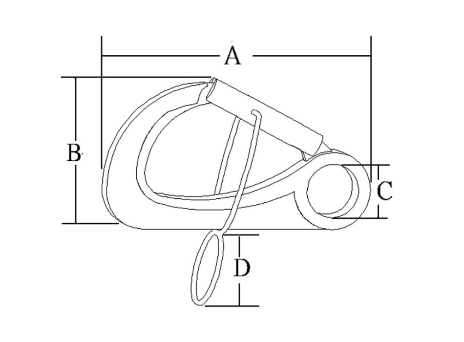 MOSCHETTONE INOX 316