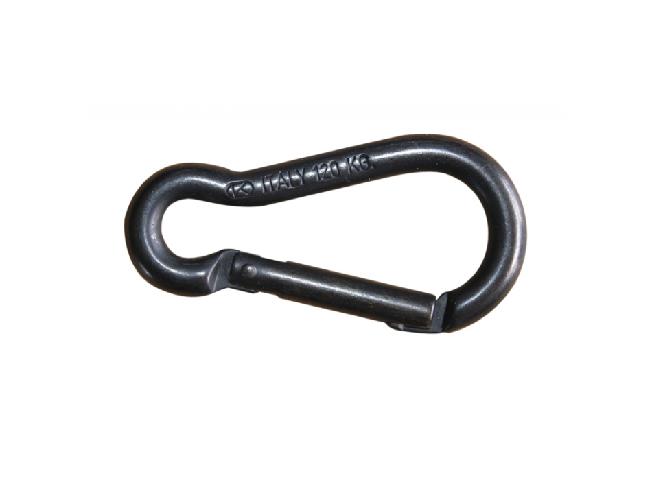 MOSCHETTONE INOX 316 NERO  Ø MM.6x60