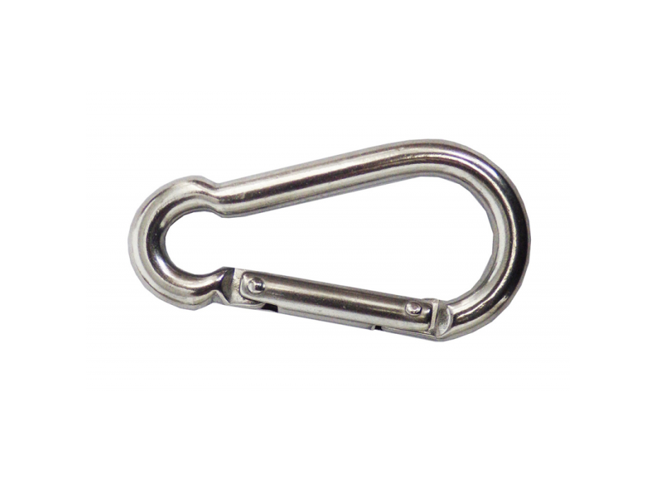 MOSCHETTONE INOX APERTURA TRASVERSALE Ø MM.8