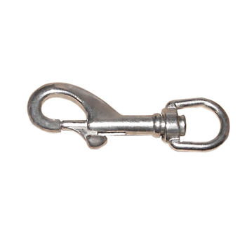 MOSCHETTONE INOX CON OCCHIO GIREVOLE MM.80