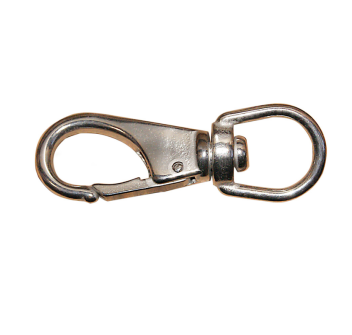 MOSCHETTONE INOX CON OCCHIO GIREVOLE MM.85