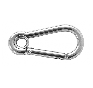 MOSCHETTONE INOX CON OCCHIO Ø MM.6X60