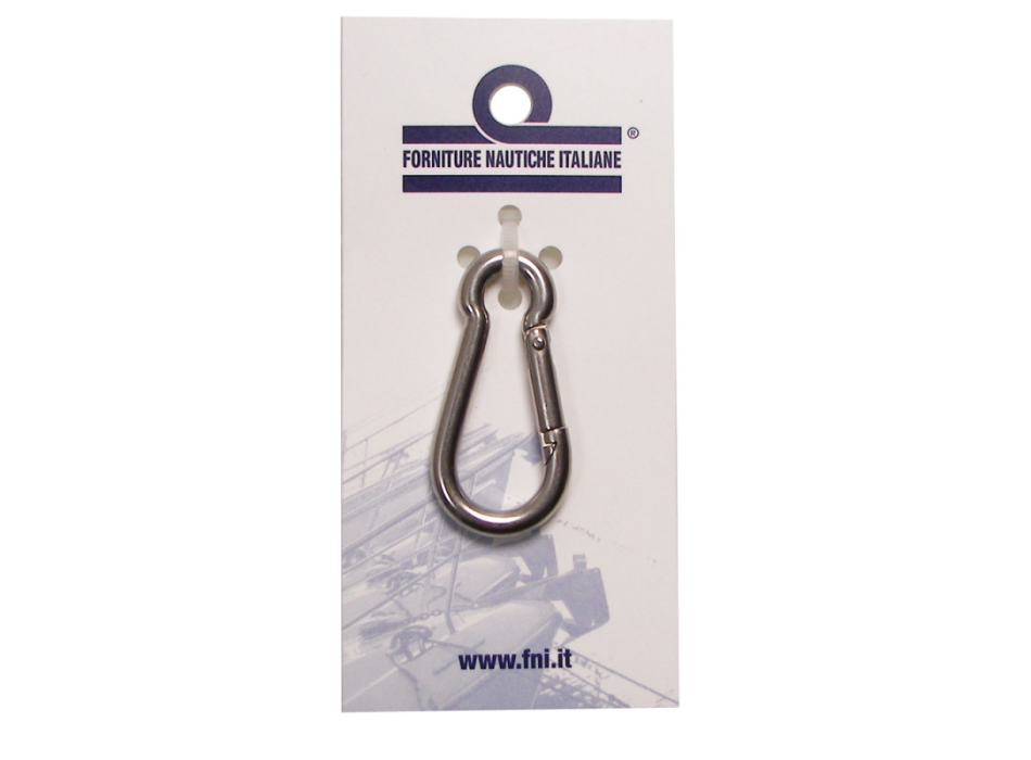 MOSCHETTONE INOX IN BLISTER Ø MM.4X40