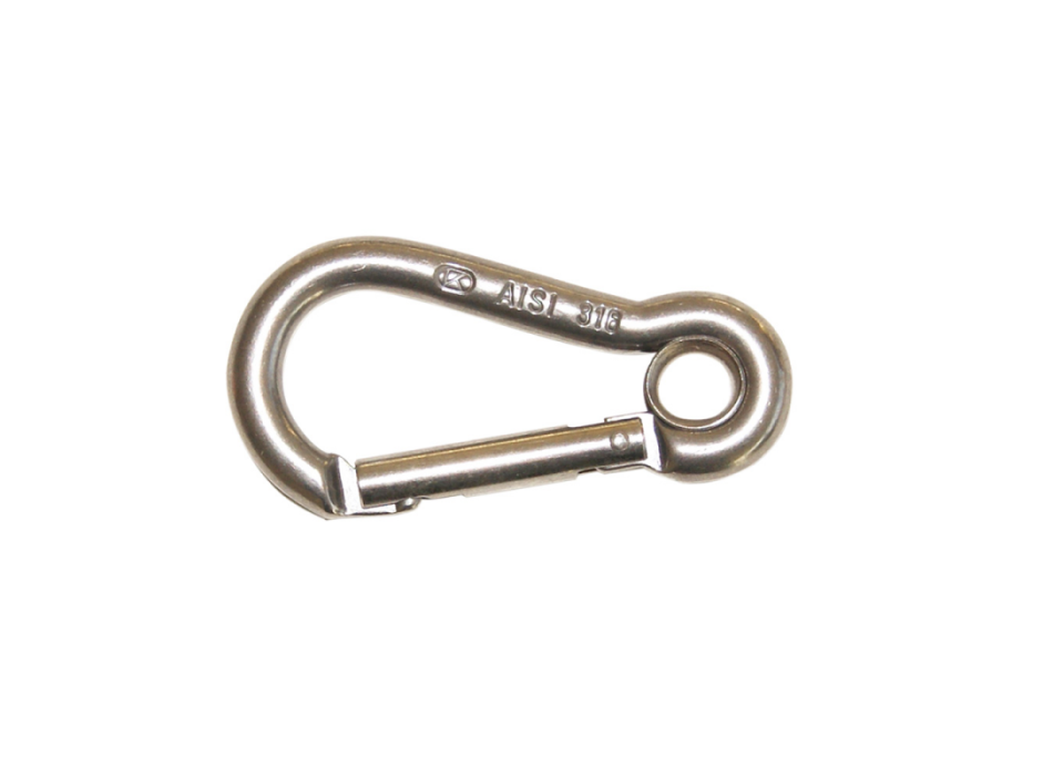 MOSCHETTONE "KONG" INOX CON OCCHIO Ø MM.6X60