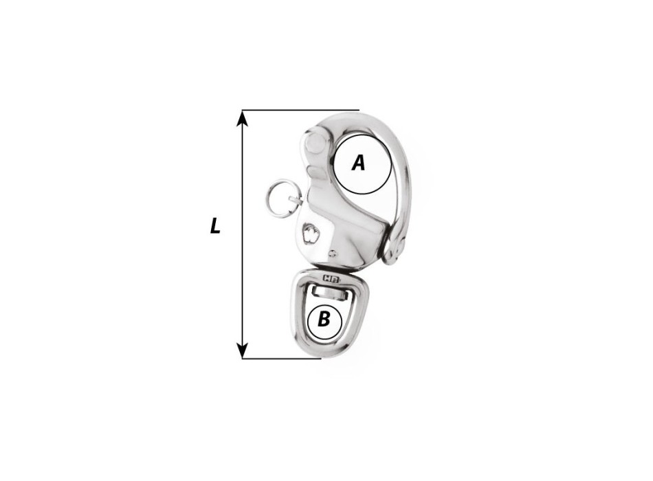 MOSCHETTONE PER SPINNAKER MM 70