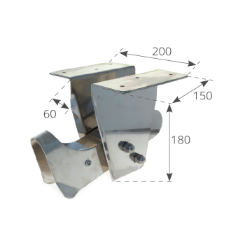 MUSONE DI PRUA INOX AD INCASSO