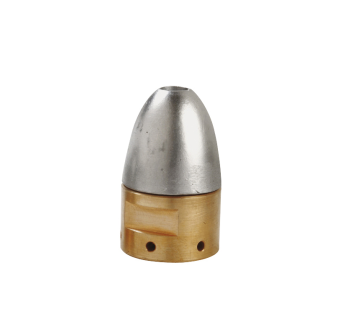 OGIVA IN ZINCO PER ASSE Ø MM.22