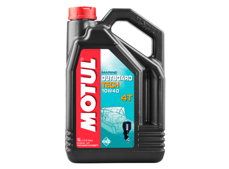 OLIO FUORIBORDO OUTBOARD TECH 4T 10W40 5 LT.