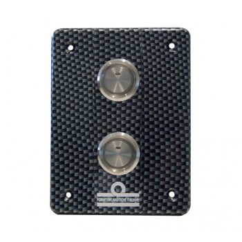 PANNELLO ELETTRICO 2 INTERRUTTORI