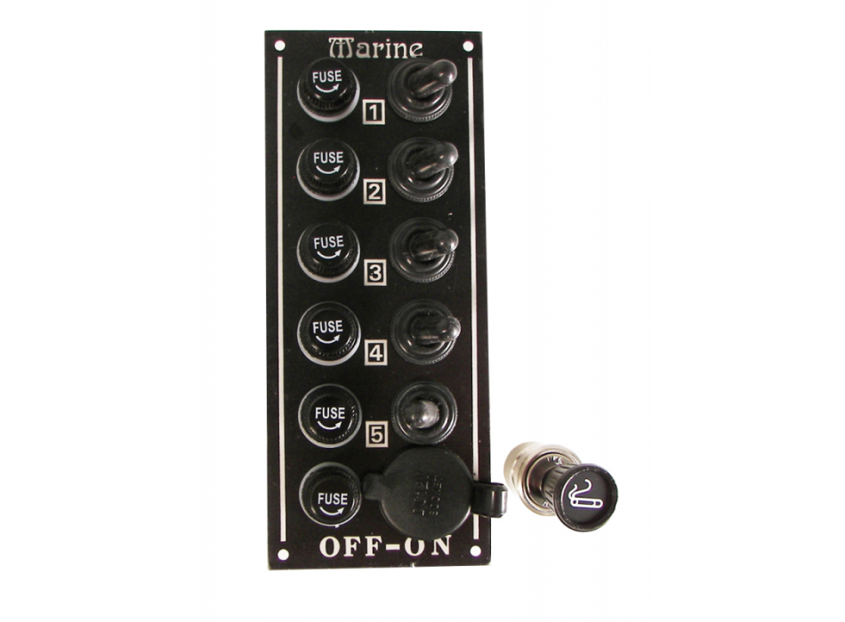 PANNELLO ELETTRICO 5 INTERRUTTORI