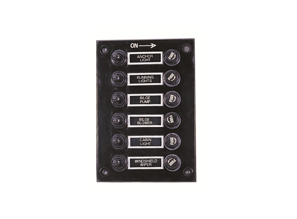 PANNELLO ELETTRICO 6 INTERRUTTORI