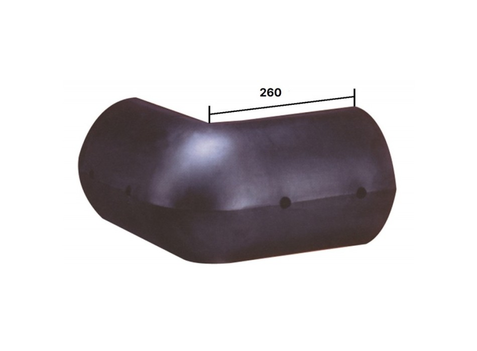 PARABORDO ANGOLARE NERO