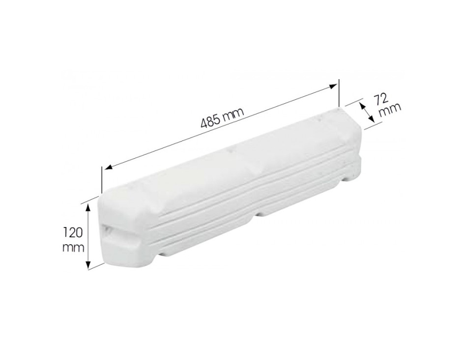 PARABORDO PER PONTILE 485x120x72 MM