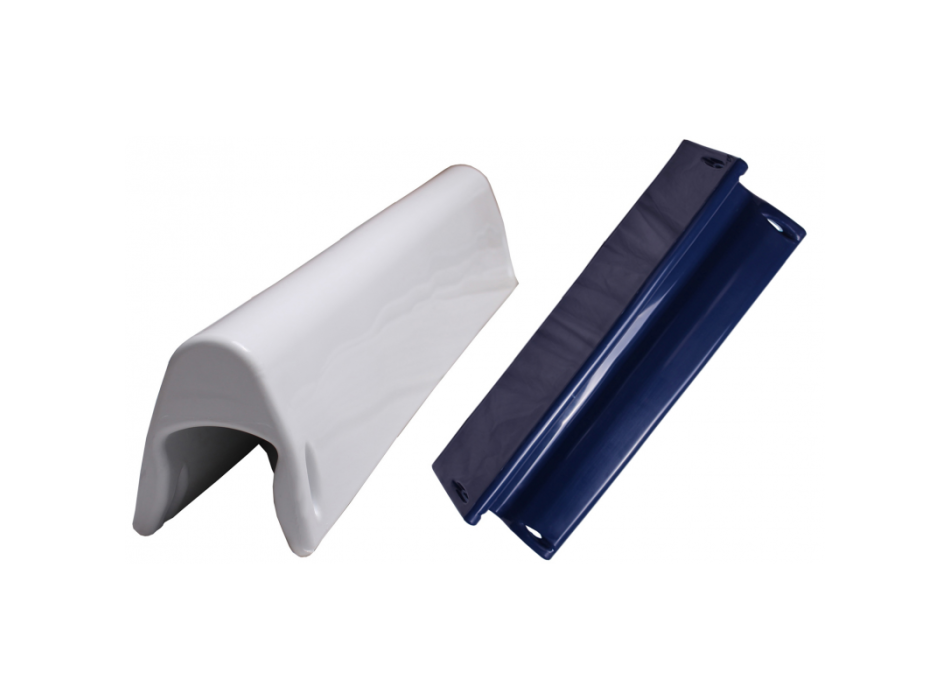 PARABORDO PVC  BIANCO MM. 600X140