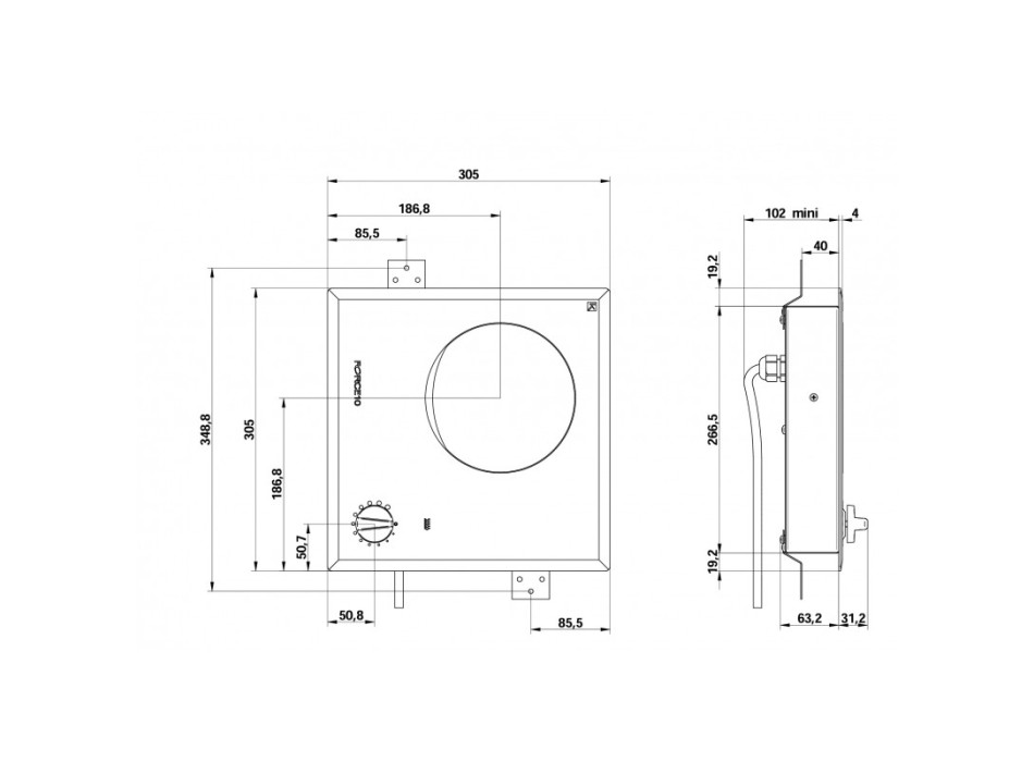 PIANO COTTURA INFINITE 1 FUOCO